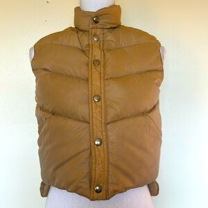 Down winter vest